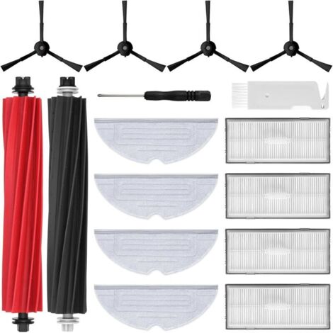 Pack accessoires pour Roborock S8 PRO ULTRA - Filtre/Serpillère/Brosse latérale/Rouleau extracteur Phonillico® - Electroménager Pack accessoires pour Roborock S8 PRO ULTRA - Filtre/Serpillère/Brosse latérale/Rouleau extracteur Phonillico® - Electroménager