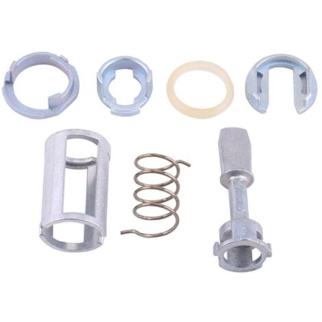Vtizikl Kit de Réparation de Cylindre de Serrure de Porte,Kit de Réparation de Barillet de Cylindre de Serrure de Porte Avant Gauche Droite Pièces de Rechange (1/4)