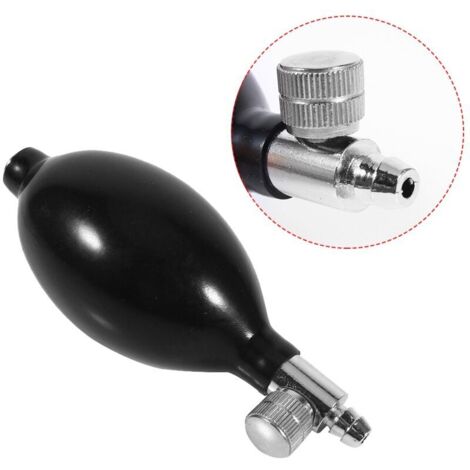 Vtizikl Valve Bulbe de Pression, Valve de Libration de Bulbe de Pression de Remplacement Pression Manuelle, Grande Pompe pour Gonflage Manuel avec Brassard (1/4)