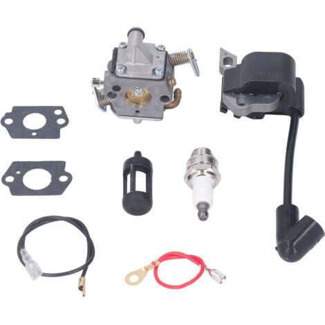 Kit de carburateur avec bobine d’allumage pour tronçonneuse Stihl 017 018 MS180 MS170C-Vtizikl (1/5)