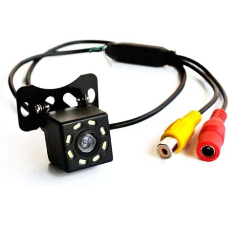 Telecamera posteriore Vtizikl HD CCD 8 LED con visione notturna a 170° Mini telecamera posteriore 12V DC (anteriore o posteriore) (1/4)