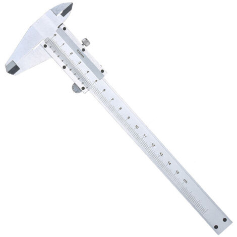 Pied à coulisse en acier inoxydable, outil de mesure 0 - 150 mm (1/4)
