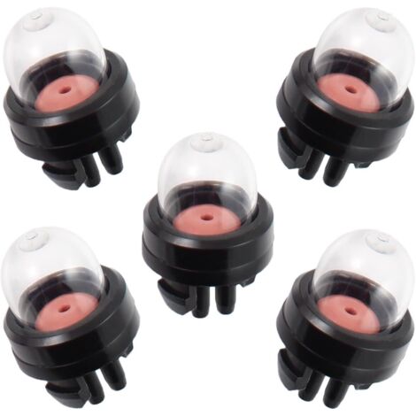 Poire d'amorçage à clipser Hipa 188-512-1 pour petit moteur à 2 temps, tronçonneuse Poulan Echo Ryobi BP42 Homelite Bolens, coupe-bordures, souffleur de feuilles 125B 125BX 125BVX 530047721 503936601, (1/4)