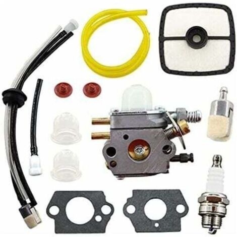 Carburateur avec filtre à air pour modèles Echo SRM2100, SRM2110, SRM2400, SRM2015, SRM2305, SRM2455, PE2000, SHR210 avec Zama C1U-K52, C1U-K53, C1U-K29, C1U-K47 (1/4)