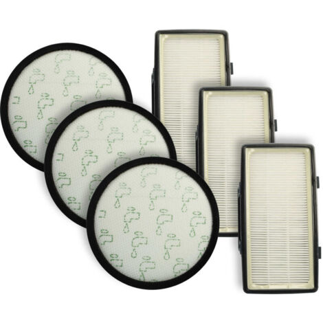 Lot de 6 filtres compatible avec Rowenta Silence Force Animal RO7260, RO7260EA aspirateur - filtre EPA, filtre pré-moteur (1/4)