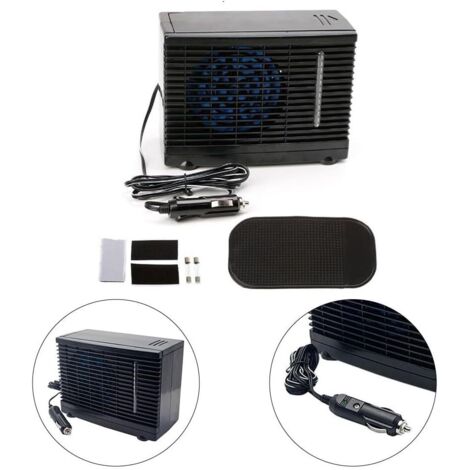 1 PCS Mini Climatiseur de voiture portable 12 V, Ventilateur de Climatisation multifonction Refroidisseur d'air Portable Climatiseur Refroidisseur pour voiture