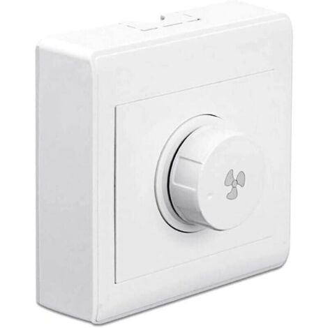 86 Type Réglage du Ventilateur de Plafond Régulateur de Vitesse en continu Interrupteur Mural 220V 10A pour gradateur 15-300W (1/4)
