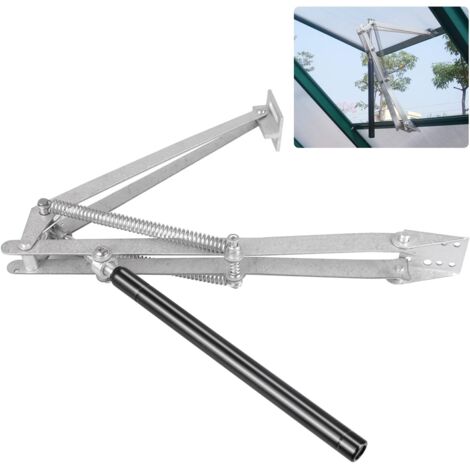 Abridor de ventanas automático para invernadero con resorte doble controlado por temperatura y fuerza de elevación de 15 kg (1/4)