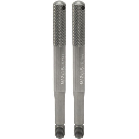 1 paire de goupilles d'alignement de roues, haute dureté, résistantes à l'usure, durables, antirouille, goupille pilote pour voiture M12x1, 5 (1/5)