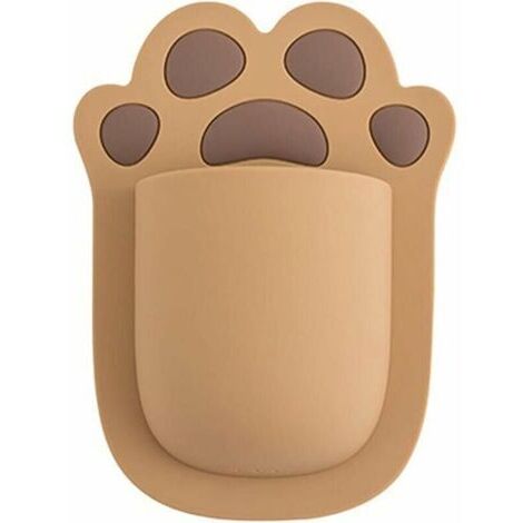 Boîte de Rangement Murale en Silicone de Support de Brosse à Dents de poinçon Gratuit de Dessin animé pour l'outil de Salle de Bain à la Maison (1/5)