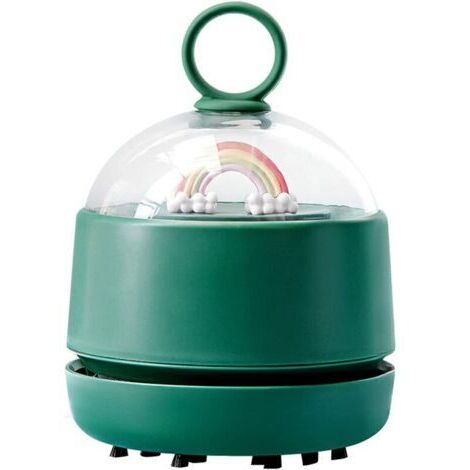 Aspirateur de Bureau, Mini Aspirateur USB, Mini Poussière de Bureau Portable, pour Le Nettoyage de Table D'ordinateur Portable de Clavier pour La Maison, Bureau, Auto,Green (1/5)
