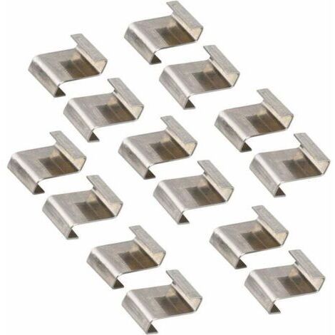 Clips de fil de vitrage de serre, clips de fixation de vitre de verre de serre en acier inoxydable Clips de vitrage de type Z (1/5)