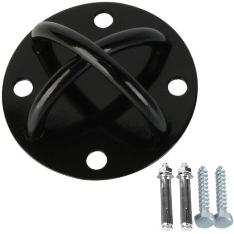 X Mount Crochet de Plafond, Ancre de Fixation Murale de Plafond, Support de Montage Mural pour Sangles de Suspension, Ancrage de Suspension Support Fixation pour Hamac Balançoire Yoga Pilates (1/5)