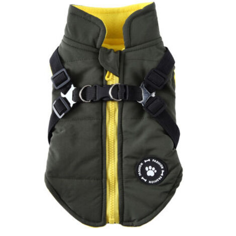 Vêtements d'automne et d'hiver pour chiens Vêtements rembourrés en coton chaud imperméable pour animaux de compagnie(XS) (1/5)