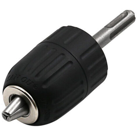 Mandrin sans clé 2-13 mm avec Adaptateur 1/2 'SDS Outil de Conversion sans clé Amovible Haute Performance pour SDS, GSB et GSR, Ensoleillé (1/5)