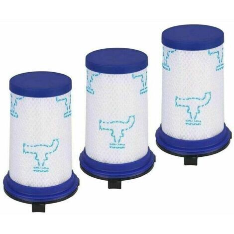 Lot de 3 Filtre de remplacement pour Rowenta Air Force 360 / X-Pert Essential 260 Aspirateur sans fil (1/5)