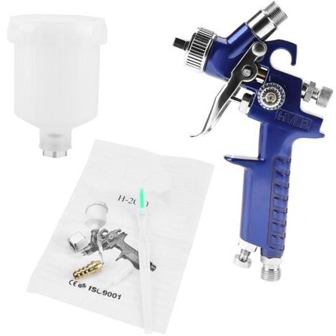 H-2000A Professional 1.0mm Buse 125ml Pistolet pneumatique pour réparation de peinture automobile (1.0mm) (1/5)