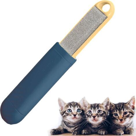 Brosse Anti-Poil Animaux - Elimine Poils et Peluches Chiens et Chats - Autonettoyante et Réutilisable - Double Face - Efficace sur Vêtements, Canapé, Voiture, Lit - Ergonomique-Ensoleillé (1/5)