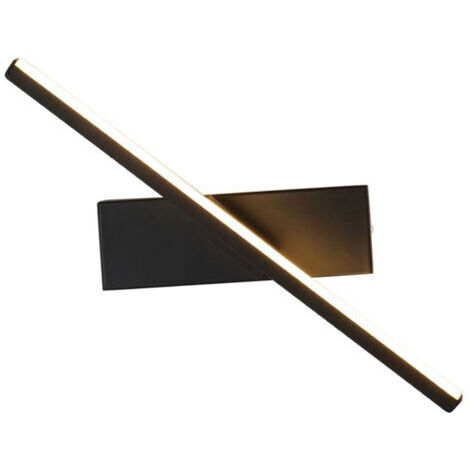 Applique murale rotative pour chambre à coucher, coque en fer, Surface de cuisson à haute température, lampe de chevet Anti-Corrosion pour la maison, lumière blanche et noire (1/5)