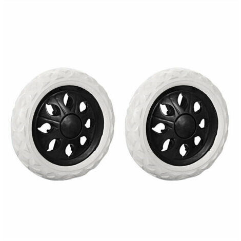 Lot de 2 Roulettes de Rechange pour Chariot de Courses (1/5)