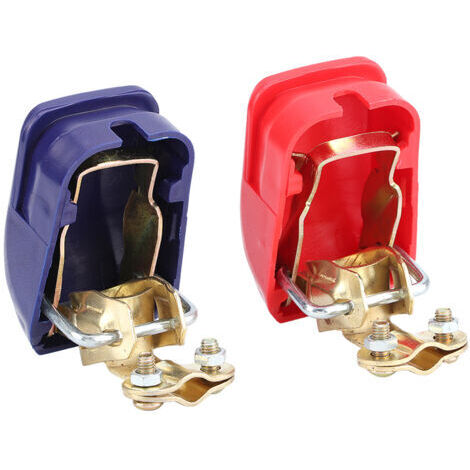 Borne de batterie à dégagement rapide – Connecteur cuivre pour voiture, caravane, bateau – Diamètre 19mm et 17mm – Câblage 25-50mm² (1/5)