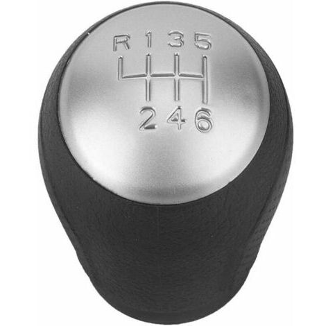 Pommeau de levier de vitesse 6 Modification de voiture de remplacement de tête de bouton de changement de vitesse pour X-Trail MT 2006-2013 pour Nissan Qashqai schaltknauf Qashqai j10. (1/5)