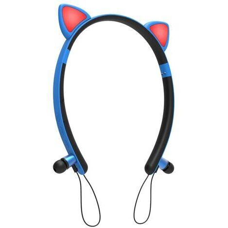 Zw-29 Casque sans fil Intra-auriculaire Bande de cheveux Cat Ear Headset Microphone intégré (1/2)