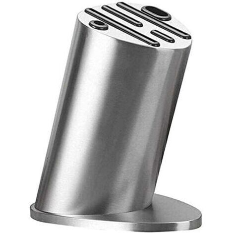 Ménage en Acier Inoxydable Bloc de Couteaux Support de Couteau Support de Rangement ustensile de Cuisine Pratique pour Le thé au Lait Bar café-Ensoleillé (1/5)