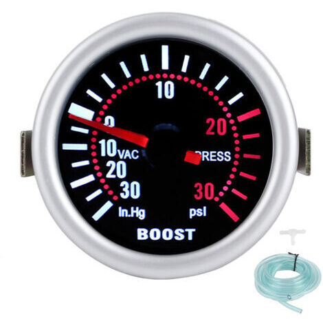 2in 12V Turbo Boost Gauge -30-30PSI Pointer Auto Car Turbo Pressure Meter Haute précision (1/5)