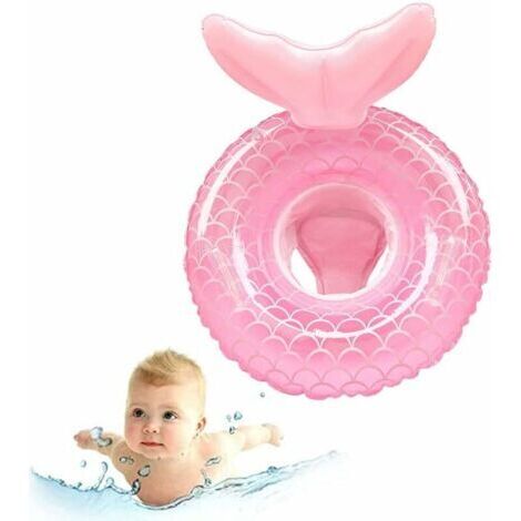 Bouée de Natation pour bébé, GU.B/bon Flotteur bébé, Bébé Siège de Piscine Sirène, Anneau de Natation Enfant, Baby Float, Aide à la Nage Gonflable pour Bébé à Partir de 6 Mois-3 Ans (1/4)