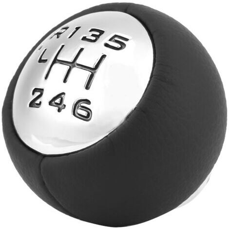 Pommeau de Levier de Vitesses Voiture ABS 6 Vitesses Pommeau de Levier de Vitesses, Levier de Vitesse Levier de Vitesse Tête Adaptateur pour 307 308 3008 407 5008 807 C3 C4 C8 (1/5)
