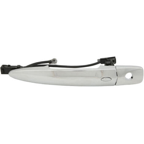Poignée de porte extérieure conducteur avant gauche Nissan Leaf 2011-2017 – Plastique chromé – Sans trou de serrure – Remplacement facile (1/5)
