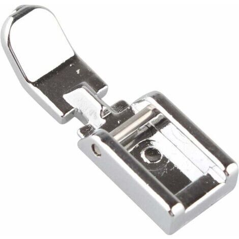 Pied presseur à fermeture éclair à clipser pour machine à coudre Singer Brother Babylock Janome Kenmore Blanc Juki New Home Simplicity Elna Husqvarna Janome Bernina (1/4)