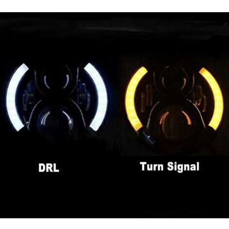 Phares Led De Moto 12 V / 24 V, Clignotants Retro Ronds, Remplacement ...