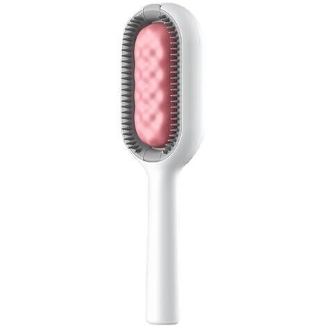 Brosse pour chat à poils longs, brosse pour animaux de compagnie lavable en silicone ultra doux, brosse de nettoyage magique réutilisable (1/5)
