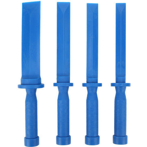 Ensemble de grattoirs à ciseau en plastique, Kit d'outils de dissolvant de grattoir universel Non marquant pour enlever la décoration des autocollants adhésifs 4 pièces (1/5)