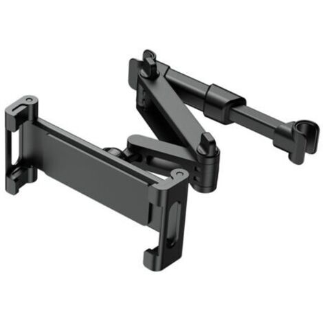 Support de tablette de téléphone de voiture, appui-tête universel extensible et rotatif, support de téléphone pour évent de voiture, Type pliable (1/5)