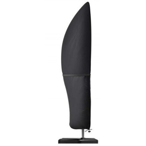 Housse Parasol, Bache Parasol en 420D Oxford Imperméable, Couverture pour Protection Parasol UV de Jardin avec Tige Télescopique et Sac de Rangement 265 50/70/40 cm, - (1/5)