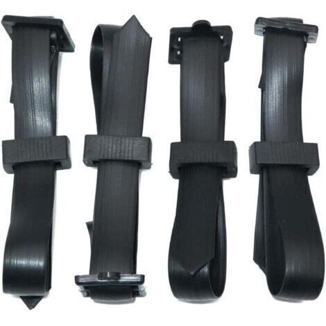 4 Pcs 60 x 2.5 cm Attaches en Caoutchouc réglables pour arbustes (1/4)