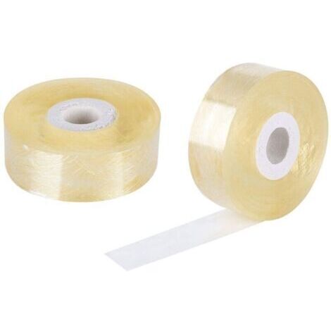 Greffage Ruban, 2 Pièces 120M Rubans de Greffage, Pepiniere Greffage Ruban Etirable Auto Adhesive Biodegradables, Greffe Ruban Adhésif sans Danger et respectueux de l'environnement (Jaune) (1/4)