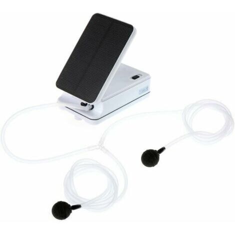 Kit de Pompe à air à énergie Solaire , oxygénateur et aérateur pour Bassin bulleur Solaire Pompe Solaire pour Bassin pour Aquariums, Aquariums, piscines