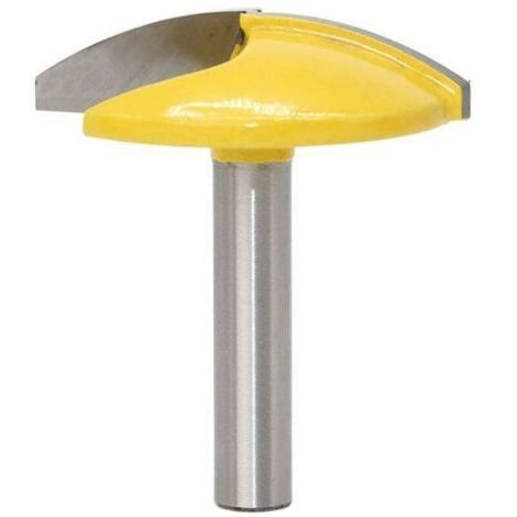 Courbé et Horizontale Fraise Avec Tige de 8mm fraise à mouler en carbure - Outils de coupe professionnels du bois（44.2mm） (1/4)