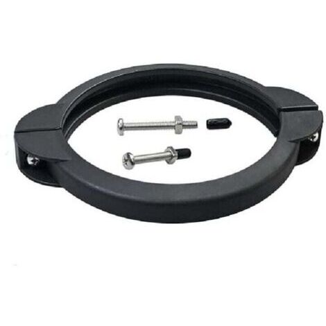 Collier de serrage de piscine de rechange 80110-2 avec vis, compatible avec les pompes à filtre à sable Intex de 12 et 14 pouces (débit : 2 100 et 2 800 gal/h) pour piscines hors sol