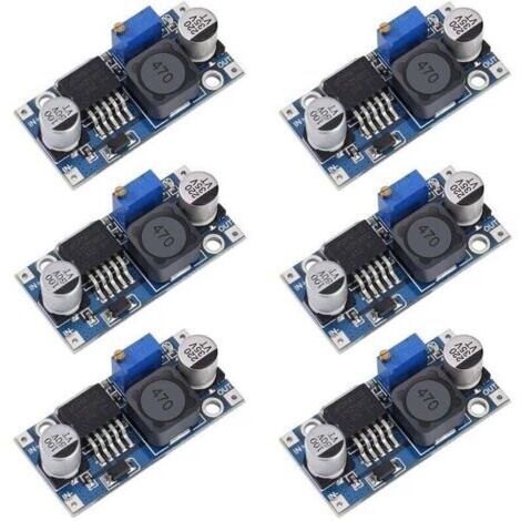DC-DC Convertisseur Abaisseur LM2596 Buck Converter 3,2-40V à 1,25-35V Alimentation Réglable Module 6 Piéces (1/4)