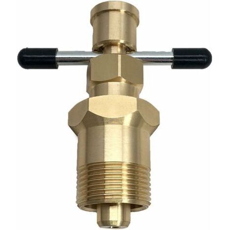 Extracteur d'olive de 15 mm et 22 mm, outil de retrait de raccords de tuyaux en cuivre et laiton massif (1/4)