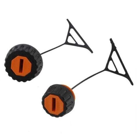 2 pcs Bouchon De Gaz pour STIHL 028 038 020 021 023 024 025 026 034 036 048 Bouchon de mazout Pièces de tronçonneuse accessoires de tondeuse à gazon (1/4)