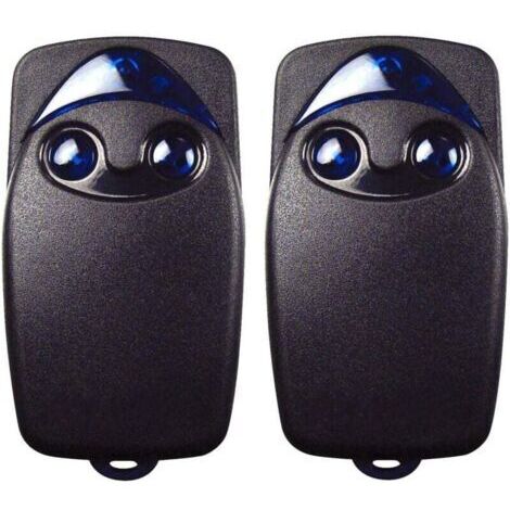2 x télécommande de porte de garage électrique Flo2r-s 433,92 MHz à 2 boutons, compatible avec la télécommande de porte de garage Nice Remote (1/4)
