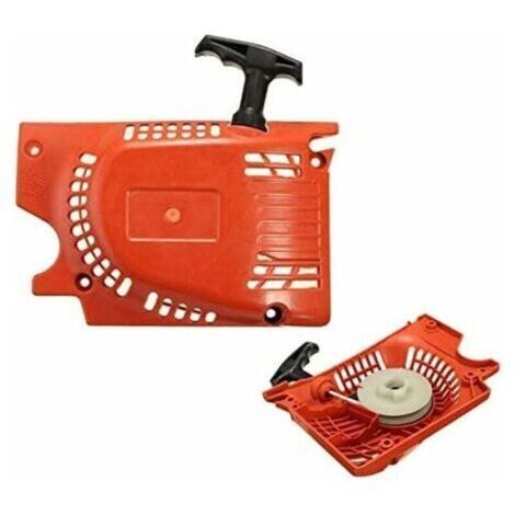 Lanceur De Démarrage À Traction Rouge pour Scie À Chaîne Chinoise 4500 5200 5800 45Cc 52Cc 58Cc (1/4)