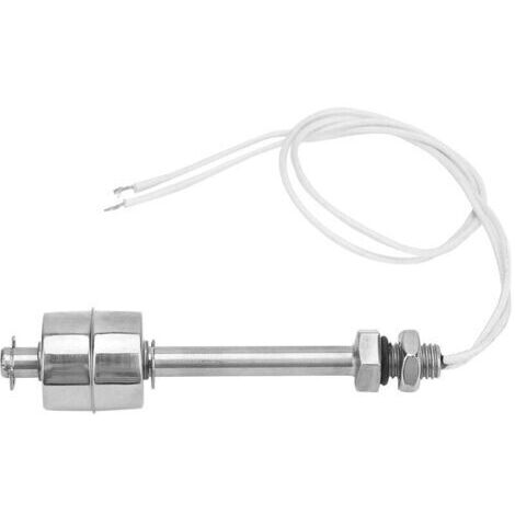 Interrupteur à flotteur de capteur de niveau d'eau liquide en acier inoxydable NITRIP 0220V pour piscine, 100mm (1/4)