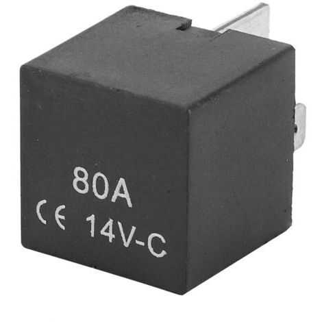 Ej.Life Prise de relais 4 broches, 12V 70A 80A Prise de voiture relais automatique 4 broches alarme véhicule véhicule alarme relais relais prise (1/4)